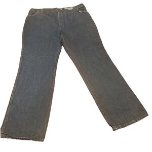 Big Ben Wrangler Jeans‎ 44x34 Y2K Workwear Relaxed Fit Blue Denim Made Mexico
